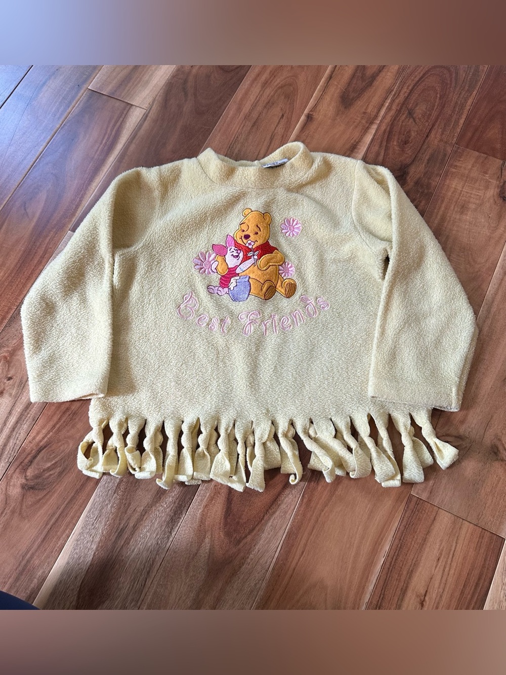 Vintage Y2K Disney Winnie the Pooh embroidered fleece. Size 3T